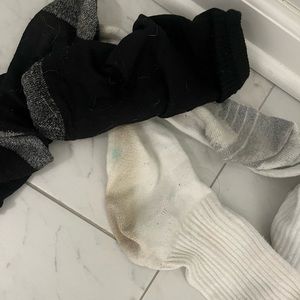 3 pairs game worn socks under armor large